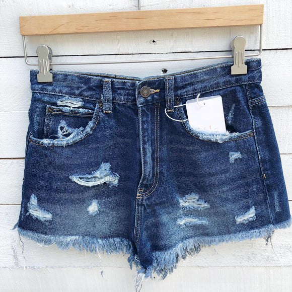 Zara High Waisted Shorts - 02