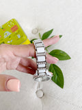 FOSSIL White & Silver Watch