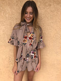 Fall Tones Romper - Small