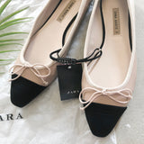 Zara Leather Flats - Size 40