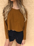 Fall Crop Top - S