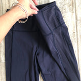 Lululemon Navy Side Mesh Leggings 12