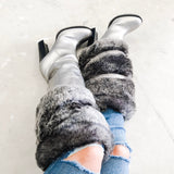 Michael Kors Faux Fur Carly Boots - 6.5