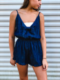 Denim Romper - Small