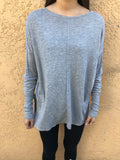 Sheer Gray Long Sleeve - S