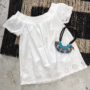 White Off The Shoulder - Small