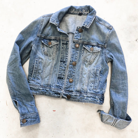 American Eagle Denim Jacket - Small