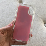 iPhone X Champagne Glitter Case