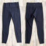 Lululemon Navy Side Mesh Leggings 12