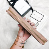 GUCCI Leather Zip Around Wallet