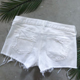 Express White Shorts - Size 6