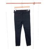 American Eagle Black Ripped Jeggings 8S