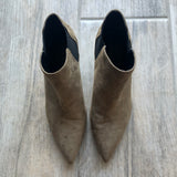 Zara Suede Pointed Booties - 38/8