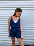 Denim Romper - Small