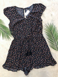 American Eagle Floral Romper - M