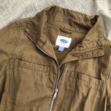 Olive Cargo Army Jacket - Small