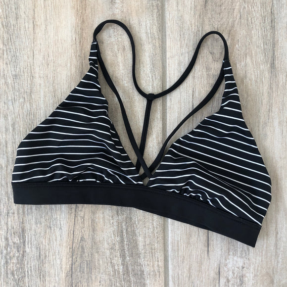 Victoria Sport Striped Sports Bra XS