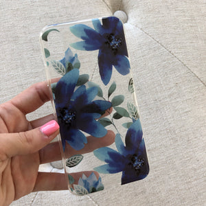 iPhone X Floral Clear Case