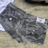 True Religion Camo Shorts - 28