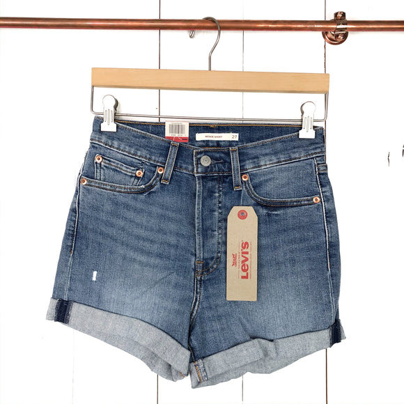 Levi’s High Waist Jean Shorts NWT 27