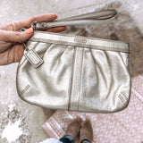 Coach Shimmery Wristlet