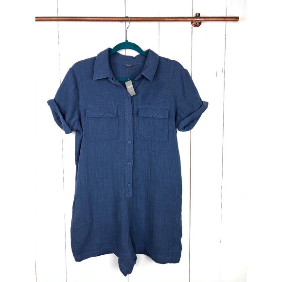 Aerie Chambray Romper NWT Small