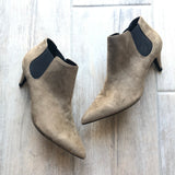 Zara Suede Pointed Booties - 38/8