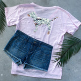 PINK Dog Oversized Tee - XS