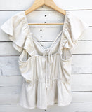 Linen Ruffles - M