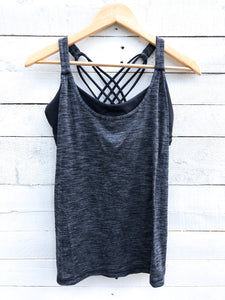 Lululemon Grey top -8