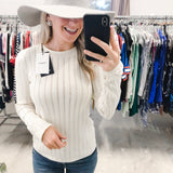 THEORY Pointelle Pullover - Small