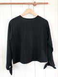 Zara Embroidered Long Sleeve Blouse NWT Small