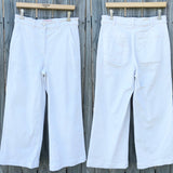 Everlane Wide Leg Bone White Pants 10