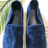 Tory Burch Suede Slip-Ons - 8.5