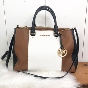Michael Kors Theee Toned Satchel Tote