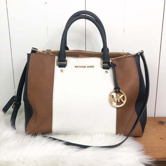 Michael Kors Theee Toned Satchel Tote