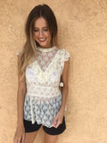 Free People Lace Top - S