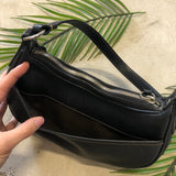 Coach Leather Black Hampton Hobo Demi Bag