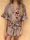 Fall Tones Romper - Small