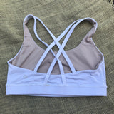 White Lulu Lemon Sports Bra