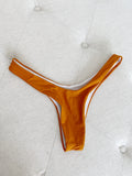 Orange Cheeky Bikini Set size Small