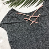 Gray Jersey Tee - Small
