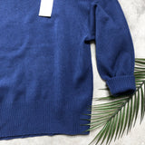 VINCE Boat-Neck Pullover Cashmere Sweater - Small