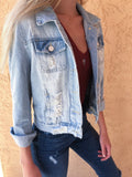 Rips & Denim Jacket - XS