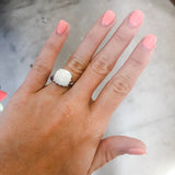 Pandora Mother Of Pearl Ring