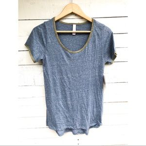 LuLaRoe Classic T Solid Blue - XXS