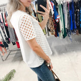 Tory Burch White Hermosa Blouse - Size 0