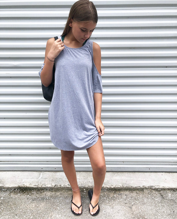 Cold Shoulder Dress - M