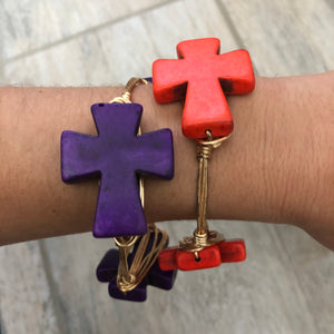 Cross Wire Bangles