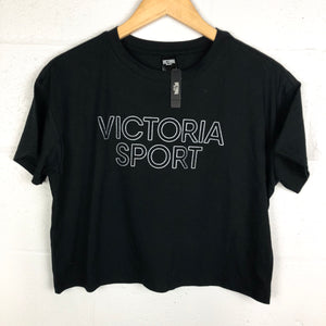 Victoria Sport Crop Tee - Small